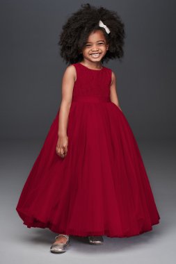 Heart Cutout Ball Gown Flower Girl Dress WG1400