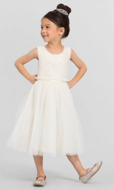 Short Rosalie Flower-Girl Dress by JY-F-Rosalie