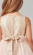 Short Tulle Flower-Girl Dress with Jacquard Bodice SWK-SK764