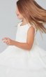 Off White Short Tiered Flower Girl Dress SWK-SK800w