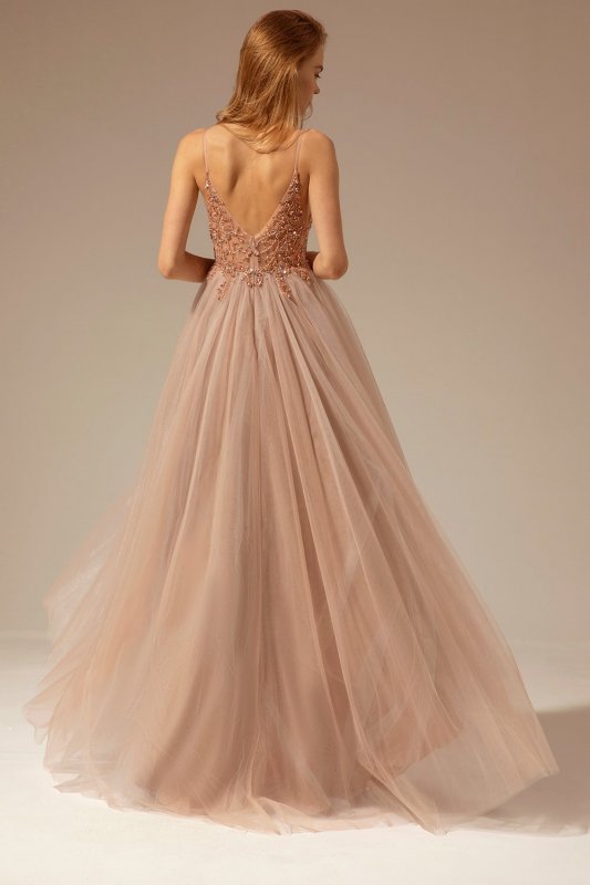 Spaghetti Straps Long Prom Dress With Slit E202283459