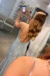 Blue Beading Prom Dress with Slit E202283458