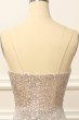 Silver Sequins Long Prom Dress with Slit E202283454