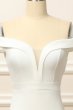 Mermaid Off the Shoulder White Wedding Dress E202283849