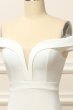 Mermaid Off the Shoulder White Wedding Dress E202283849