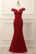 Mermaid Off the Shoulder White Wedding Dress E202283849