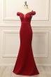 Mermaid Off the Shoulder White Wedding Dress E202283849