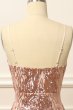 Black and Gold Sequins Long Prom Dress E202283462