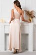 Champagne One Shoulder Sleeveless Prom Dress E202283787