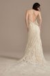 Beaded Applique Tulle Petite Sheath Wedding Dress 7CWG904