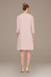Short Chiffon Jacket Dress with Beaded Neckline 9170367