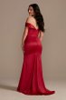 Satin Off-the-Shoulder Mermaid Bridesmaid Dress GS290030