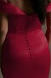 Satin Off-the-Shoulder Mermaid Bridesmaid Dress GS290030