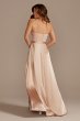 Crepe Corset Bridesmaid Dress with Charmeuse Skirt GS290039