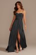 Crepe Corset Bridesmaid Dress with Charmeuse Skirt GS290039