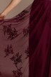 Flocked Tulle Low-Back Bridesmaid Dress GS290044