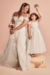 Sparkle Organza Flower Girl Dress with Applique WG1421