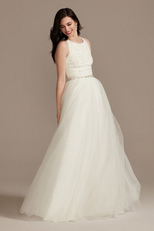 Beaded Tank Wedding Separates Top WGIN4891