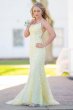 Blue Spaghetti Straps Backless Prom Dress E202283156