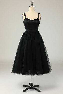 Sky Blue Tulle Cocktail Dress E202283046