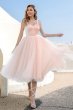 Sky Blue Tulle Cocktail Dress E202283046