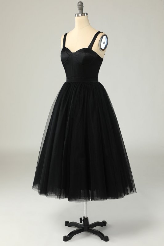 Sky Blue Tulle Cocktail Dress E202283046