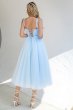 Sky Blue Tulle Cocktail Dress E202283046