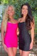 Rose Pink Lace Up Tight Homecoming Dress E202283011