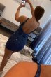 Royal Blue Sequins Tight Cocktail Dress E202283054