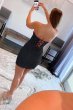 Pink Tight Short Homecoming Dress with Appliques E202283010