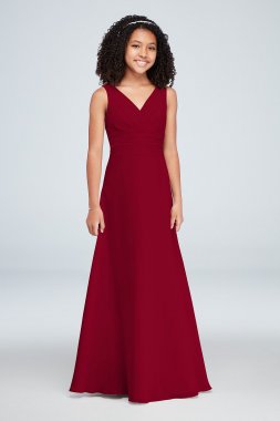 Surplice Tank Chiffon Junior Bridesmaid Dress JB9884