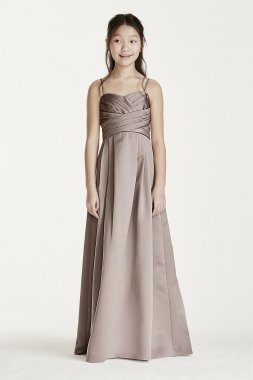 Long Ball Gown with Spaghetti Straps WJB0692