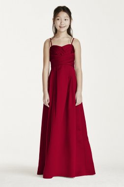 Long Ball Gown with Spaghetti Straps WJB0692