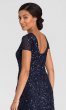 Mother-of-the-Bride Navy Long Dress AP-091874600-N