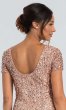 Long Rose Gold Sequin MOB Dress AP-091874600-RG