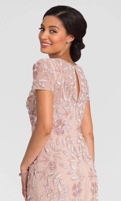 Long Pink Mother-of-the-Bride Dress AP-091897240-B