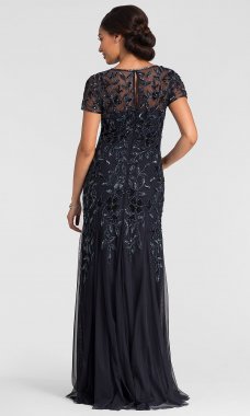 Long Blue Mother-of-the-Bride Dress AP-091897240-T