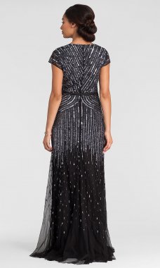 Gunmetal Mother-of-the-Bride Dress AP-092868950-G