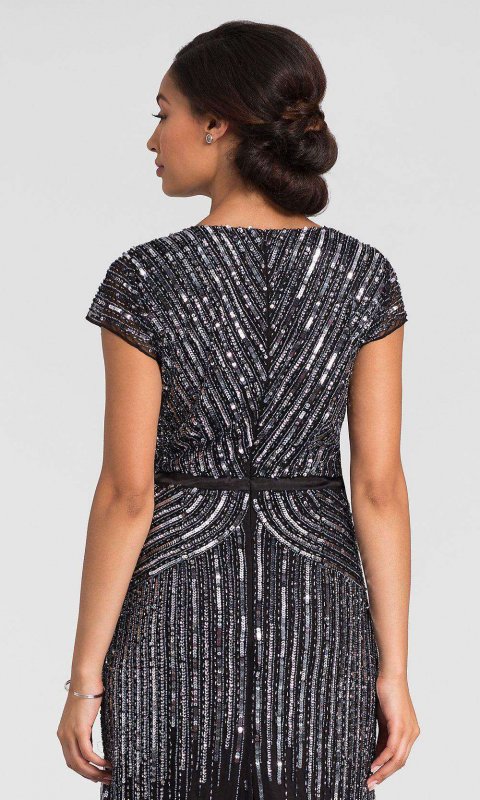 Gunmetal Mother-of-the-Bride Dress AP-092868950-G