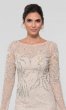 Long-Sleeve Beaded Long MOB Dress AP-AP1E205390-B