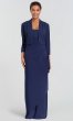 Navy Blue MOB Dress with Bolero by AX-125843