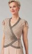 Long Chiffon Mother-of-the-Bride Dress with Beading JKA-3254