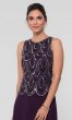 Long Mother-of-the-Bride Chiffon Dress with Shawl JKA-4815