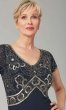 Short-Sleeve Long Formal Mother-of-the-Bride Dress JKA-5068