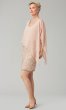 Short Sequin Semi-Formal MOB Dress with Capelet JKA-5235