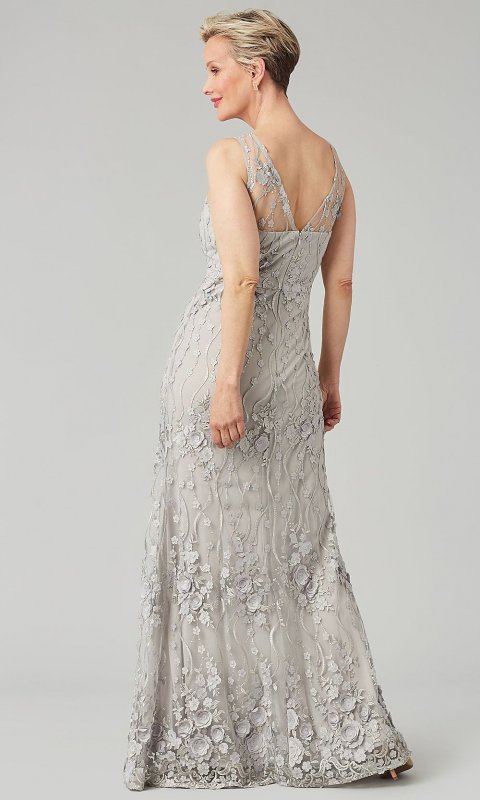 Embroidered Long Formal Mother-of-the-Bride Dress JU-MC-262342MC