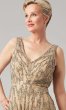 Long V-Neck Sleeveless Mother-of-the-Bride Dress JU-MC-262501MC