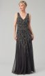 Long V-Neck Sleeveless Mother-of-the-Bride Dress JU-MC-262501MC