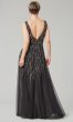 Long V-Neck Sleeveless Mother-of-the-Bride Dress JU-MC-262501MC