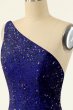 Royal Blue One Shoulder Sequins Tight Homecoming E202283197